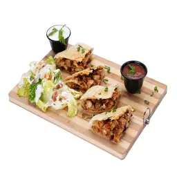 Triple Layer Chicken Quesadilla